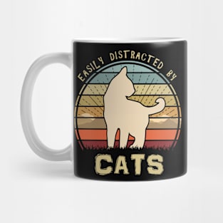 Easily Distracted By Cats Mug